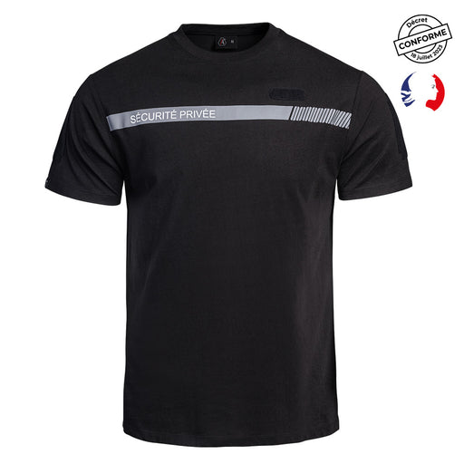 T-shirt SÉCU-ONE Sécurité Privée Noir - Ref 01.052310