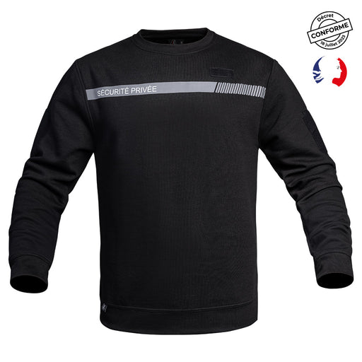 Sweat SÉCU-ONE Sécurité Privée Noir - Ref 01.052312