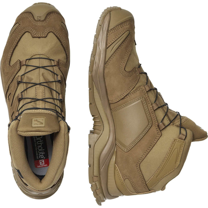 les deux Chaussure Militaire Coyote