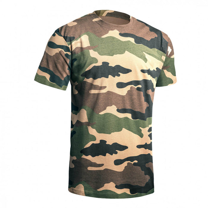 T-Shirt Camouflage Homme vu de côté