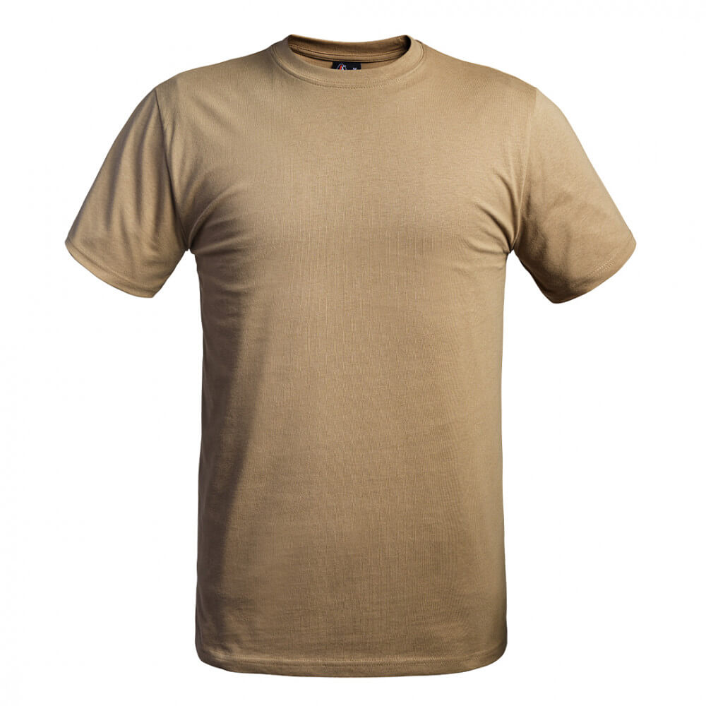 T-Shirt Coyote Militaire vu de face