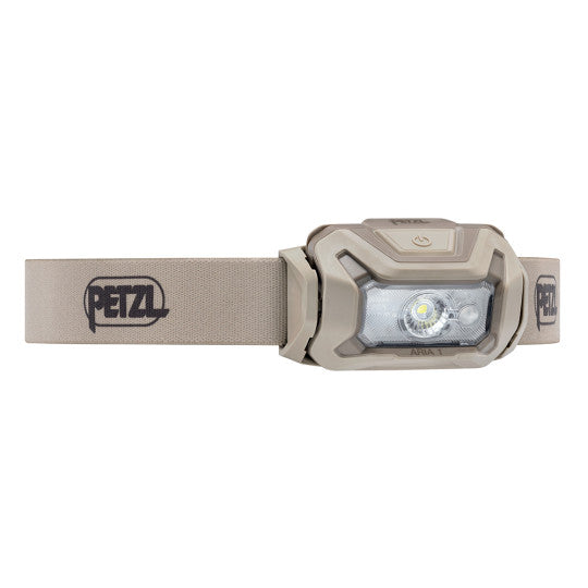 Lampe frontale Hybrid Aria 1 RGB tan - éclairage blanc, rouge, vert et bleu - 350 lumens