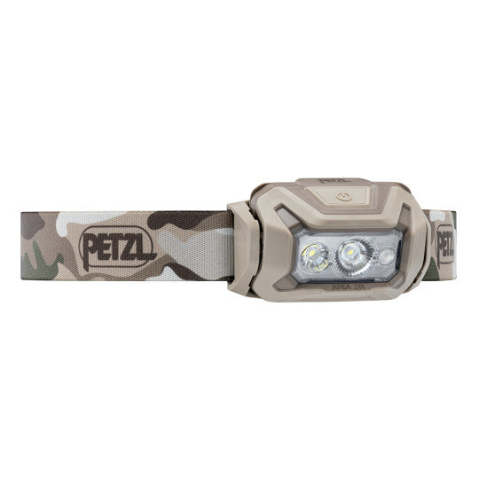 Lampe frontale rechargeable Aria 2R RGB camo - éclairage blanc, rouge, vert et bleu - 625 lumens