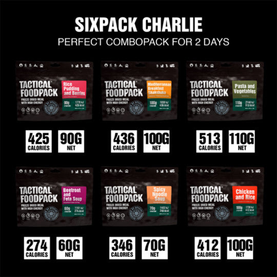 FoodPack Charlie 6 Repas Notice