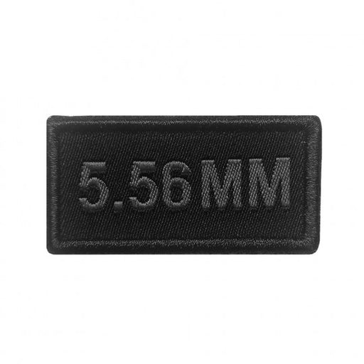 Patch 5.56 mm Brodé Gris/noir