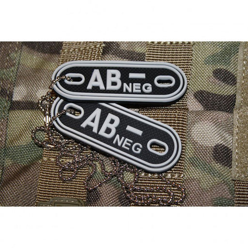 Patch AB- Tour De Cou 70 X 25 mm Gomme 3D Noir