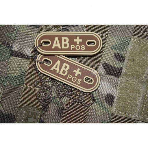 Patch AB+ Gomme 3D Tan