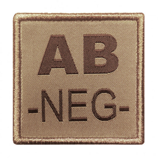 Patch Groupe Sanguin Tan AB- Brodé