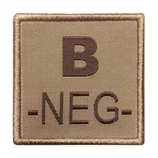 Patch Groupe Sanguin Tan B- Brodé 