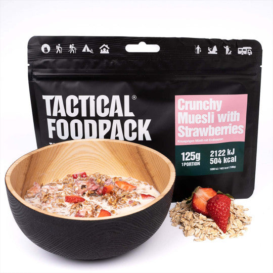 Ration De Survie Muesli Croquant Aux Fraises