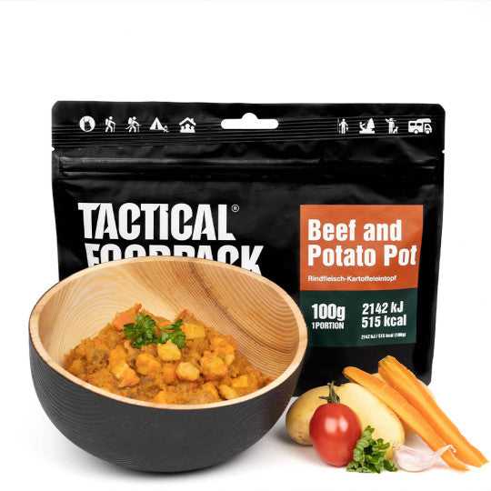 Ration De Survie Tactical Foodpack Boeuf et purée de pomme de terre