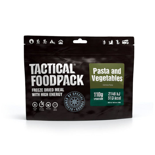 Tactical FoodPack Ration De Survie Pâtes Et Légumes