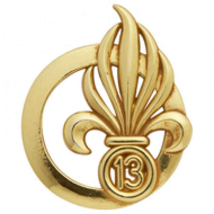 Insigne Militaire Légion Étrangère 13ème Demi-Brigade dorée