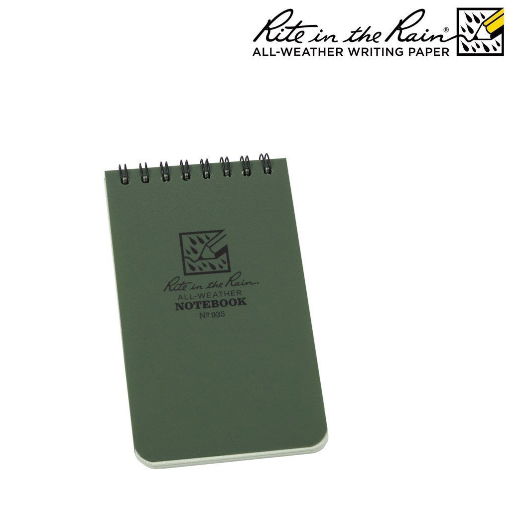 Carnet Tout-temps Modestone - 100 Pages, 96x148 Mm, Vert Olive - Outdoor Militaire