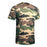 T-Shirt Camouflage Homme vu de côté