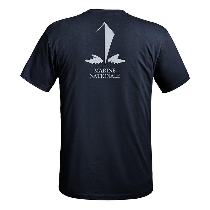 T-Shirt Marine Nationale Bleu vu de dos